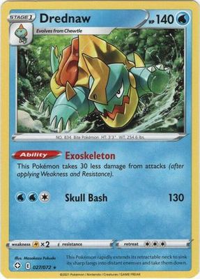 Drednaw - 027/072 - Rare Shining Fates Singles