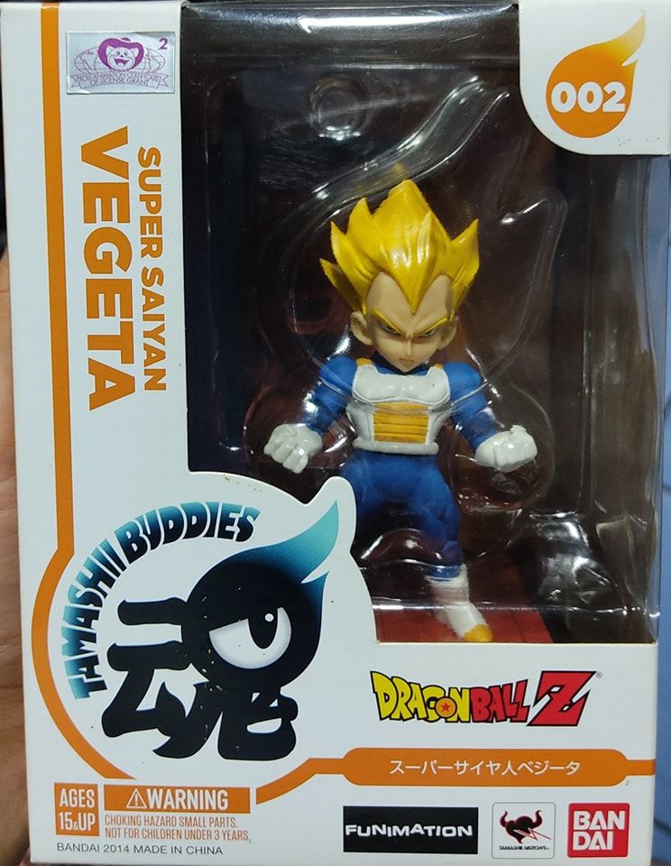 SJ Super Saiyan Vegeta Figura Tamashi Buddies Dragon Ball