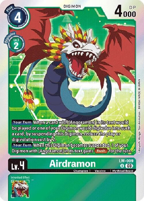 Airdramon (English Exclusive) - Exceed Apocalypse (BT15)
Exceed Apocalypse Foil