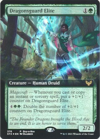 Dragonsguard Elite 376 - Buy-a-Box Extended Art Foil Promo
Magic: The Gathering Promo Cards