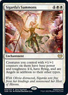 Sigarda&#39;s Summons 036/277 Innistrad: Crimson Vow Singles