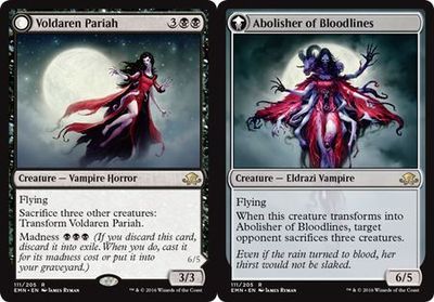 Voldaren Pariah | Abolisher of Bloodlines 111/205 Eldritch Moon Singles  (Coreano)