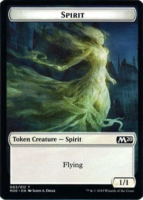 Spirit Token 003/012 - Full Art
Magic 2020 (M20) Singles