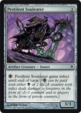 Pestilent Souleater New Phyrexia Singles