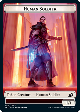 Human Soldier Token 005/013 - IKO Ikoria: Lair of Behemoths Singles (Español)