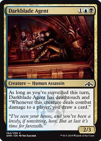 Darkblade Agent 164/259 Guilds of Ravnica Singles (espanol)