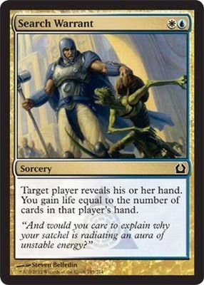 Search Warrant Return to Ravnica Singles