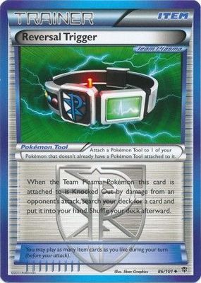 Reversal Trigger - 86/101 - Uncommon Black &amp; White 10: Plasma Blast Singles