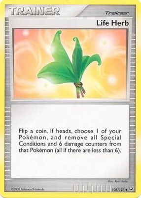 Life Herb - 108/127 - Uncommon Platinum (Base Set) Singles