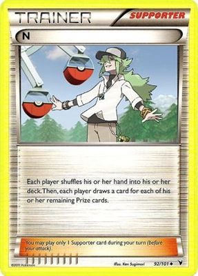 N - 92/101 - Uncommon Black &amp; White 3: Noble Victories Singles