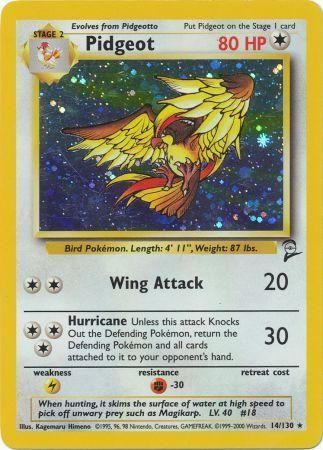 SJ Pidgeot - 14/130 - Holo
Base Set 2 Singles