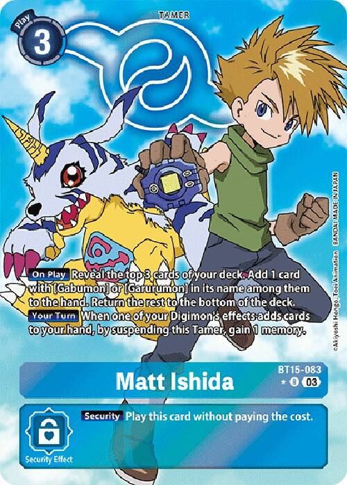 SJ Matt Ishida (Alternate Art) - Exceed Apocalypse (BT15)
Exceed Apocalypse Foil