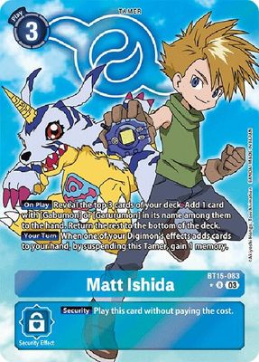 SJ Matt Ishida (Alternate Art) - Exceed Apocalypse (BT15)
Exceed Apocalypse Foil