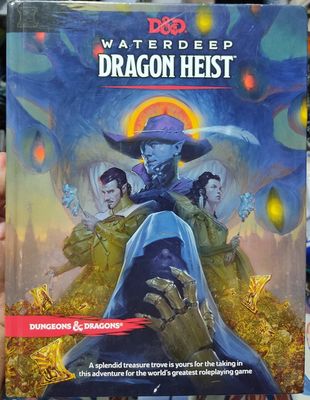 BA12 Dungeons and Dragons Waterdeep Dragon Heist Libro Tapa Dura Ingles