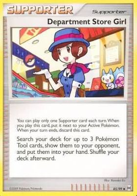 Department Store Girl - 85/99 - Uncommon Platinum: Arceus Singles