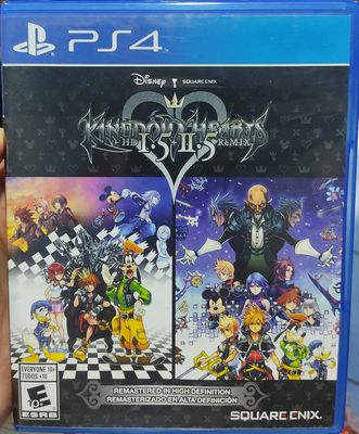 BA12 Kingdom Hearts HD 1.5 + 2.5 Remix Playstation 4 Usado Completo