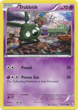 Trubbish - 67/113 - Common
Black &amp; White 11: Legendary Treasures Singles