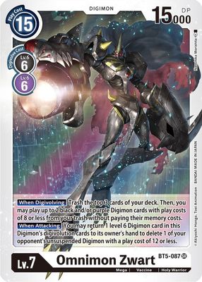 SJ Omnimon Zwart - Battle of Omni (BT05)
Battle of Omni Foil
