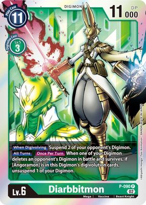 Diarbbitmon - P-090 - Digimon Promotion Cards (D-PR) Digimon Promotion Cards Foil