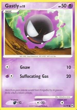 Gastly - 64/99 - Common
Platinum: Arceus Singles