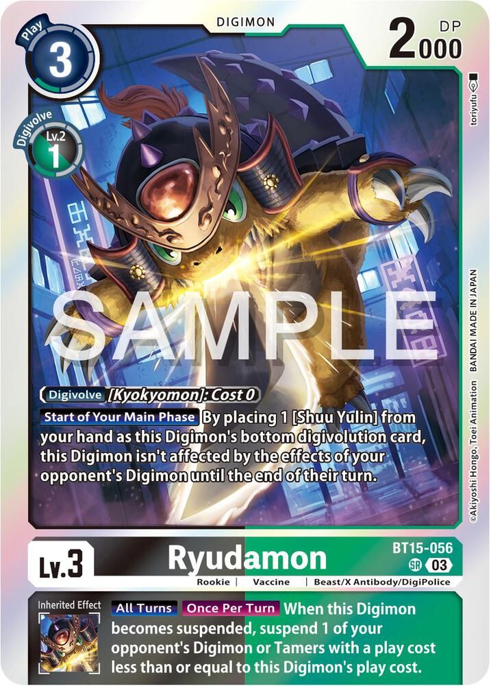 SJ Ryudamon - Exceed Apocalypse (BT15)
Exceed Apocalypse Foil
