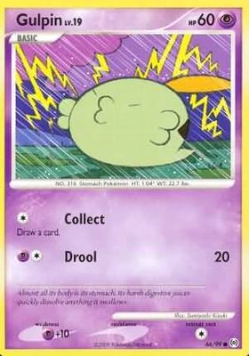 Gulpin - 66/99 - Common Platinum: Arceus Singles