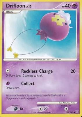 Drifloon - 103/147 - Common
Platinum: Supreme Victors Singles