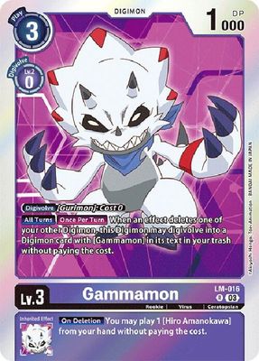 Gammamon (English Exclusive) - Exceed Apocalypse (BT15) Exceed Apocalypse Foil
