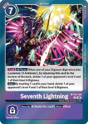 Seventh Lightning - Exceed Apocalypse (BT15) Exceed Apocalypse Foil