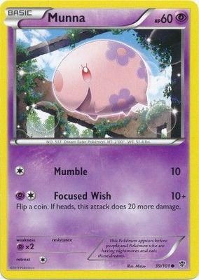 Munna - 39/101 - Common
Black &amp; White 10: Plasma Blast Singles