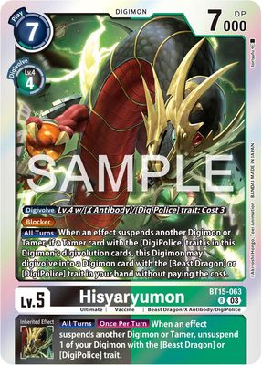 Hisyaryumon - Exceed Apocalypse (BT15) Exceed Apocalypse Foil