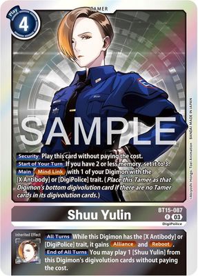 Shuu Yulin - Exceed Apocalypse (BT15) Exceed Apocalypse Foil