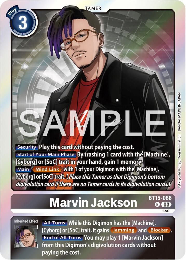 Marvin Jackson - Exceed Apocalypse (BT15) Exceed Apocalypse Foil