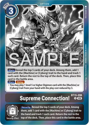 Supreme Connection! - Exceed Apocalypse (BT15) Exceed Apocalypse Foil