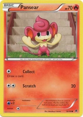 Pansear - 18/98 - Common
Black &amp; White 2: Emerging Powers Singles