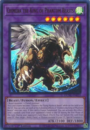 SJ Chimera the King of Phantom Beasts - DUNE-EN033 - Ultra Rare 1st Edition
Duelist Nexus 1st Edition Singles