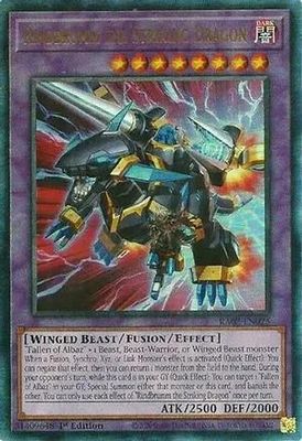 SJ Rindbrumm the Striking Dragon - RA02-EN025 - Ultimate Rare 1st Edition
Rarity Collection II Singles