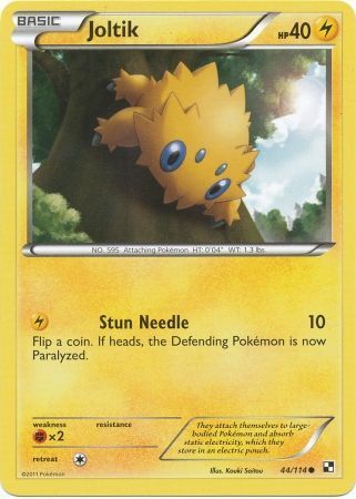 Joltik - 44/114 - Common
Black &amp; White 1: (Base Set) Singles