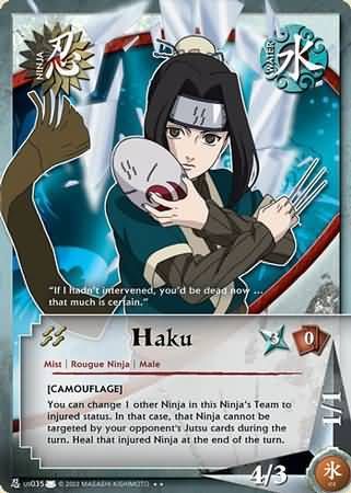 SH Haku - N-US035 - Rare Naruto: Eternal Rivalry Foil