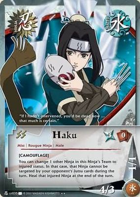 SH Haku - N-US035 - Rare Naruto: Eternal Rivalry Foil