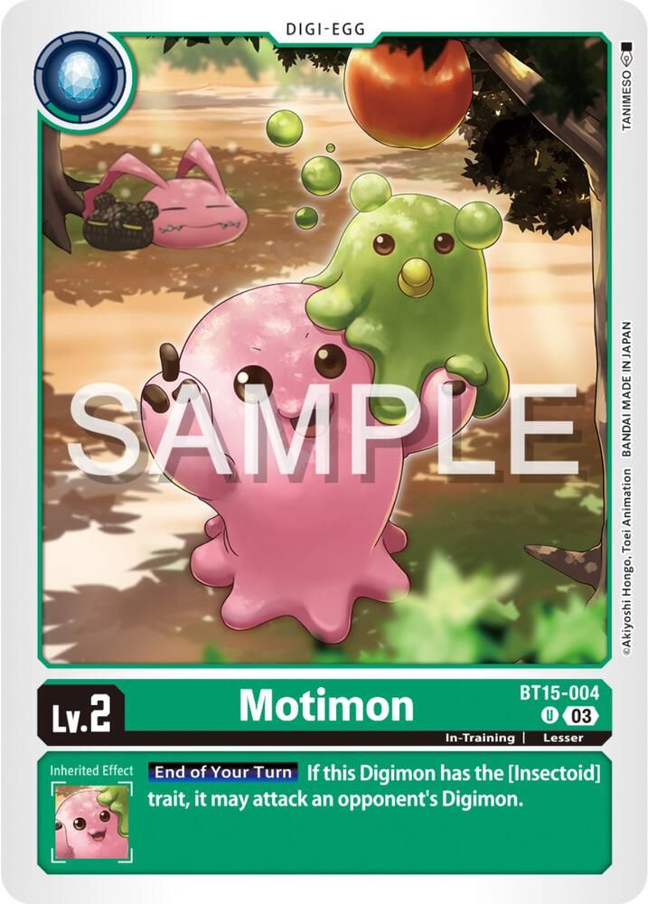 Motimon - Exceed Apocalypse (BT15)
Exceed Apocalypse Foil