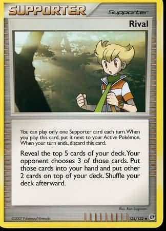 Rival - 124/132 - Uncommon Diamond &amp; Pearl: Secret Wonders Singles