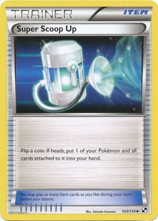 Super Scoop Up - 103/114 - Uncommon Black &amp; White 1: (Base Set) Singles