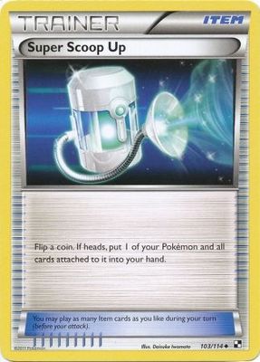 Super Scoop Up - 103/114 - Uncommon Black &amp; White 1: (Base Set) Singles