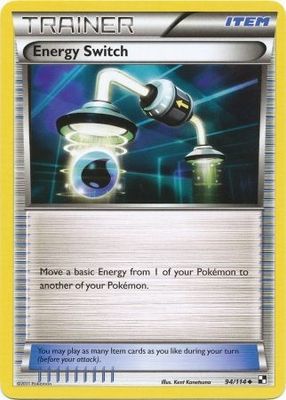 Energy Switch - 94/114 - Uncommon Black &amp; White 1: (Base Set) Singles