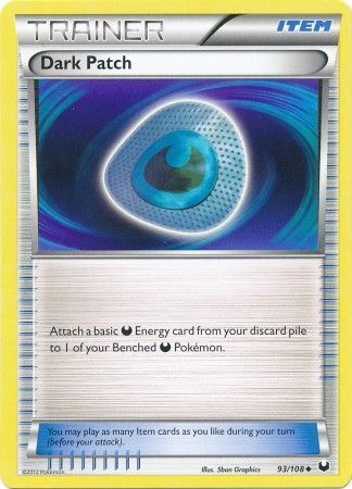 Dark Patch - 93/108 - Uncommon Black &amp; White 5: Dark Explorers Singles