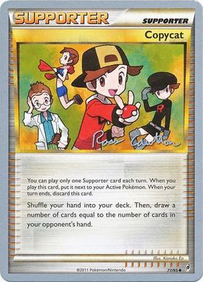 Copycat - 77/95 - Ross Cawthon 2011 World Championship Card World Championship 2011 Singles