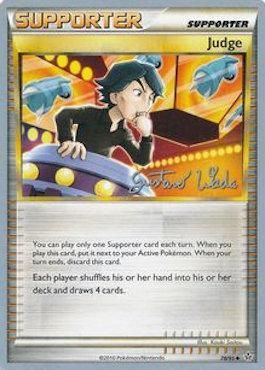 Judge - 78/95 - Gustavo Wada 2011 World Championship Card
World Championship 2011 Singles
