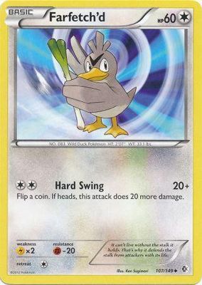 Farfetch&#39;d - 107/149 - Uncommon
Black &amp; White 7: Boundaries Crossed Singles