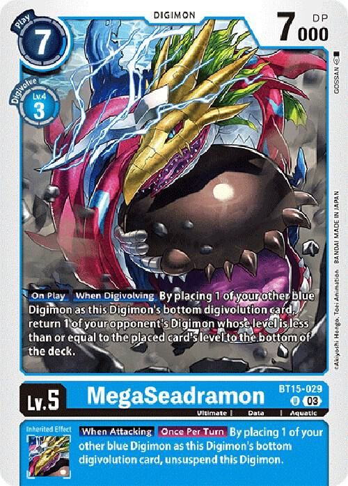 MegaSeadramon - Exceed Apocalypse (BT15)
Exceed Apocalypse